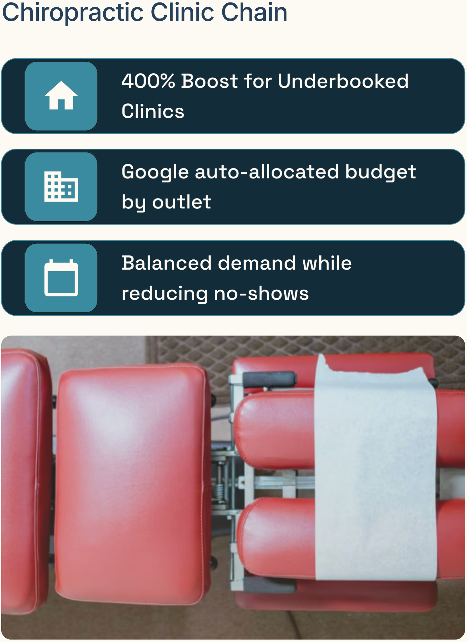 Chiropractic Clinic Chain